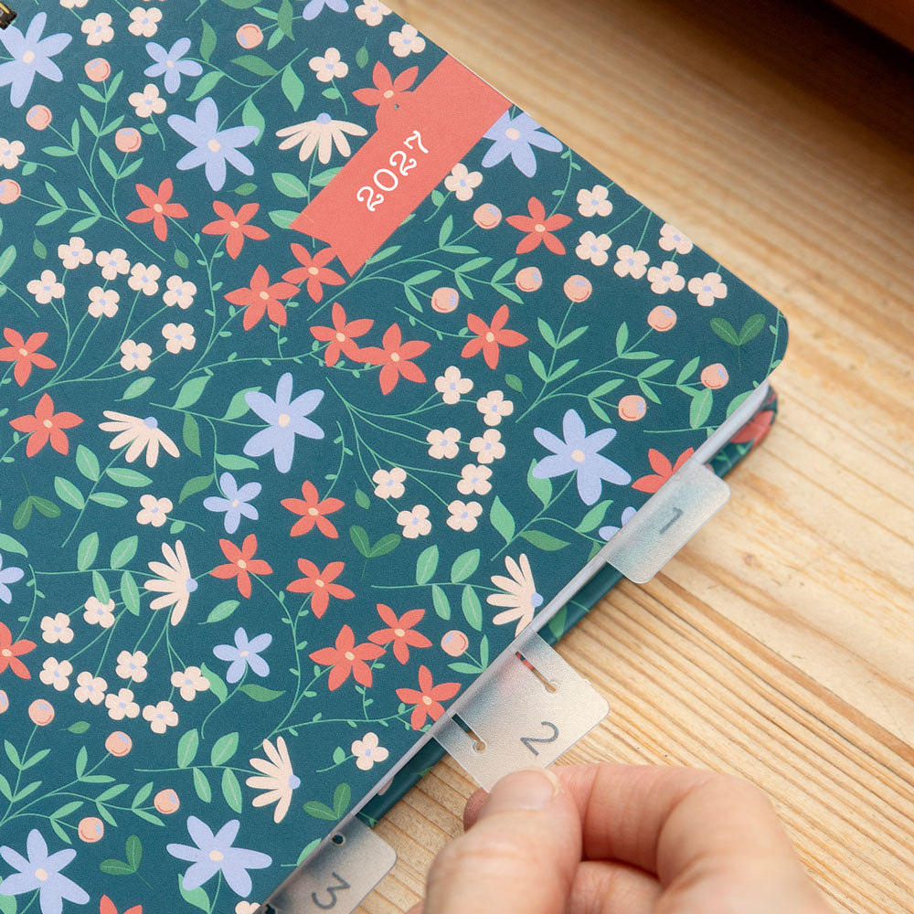 Letts A5 Weekly Planner, Spring Valley, 2027 Mint 27-082377#color_mint