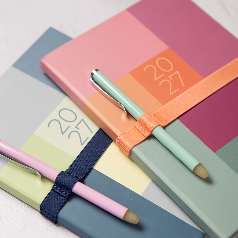 Letts A5 Weekly Planner, Gradient, 2027 Rose 27-082570#color_gradient-rose