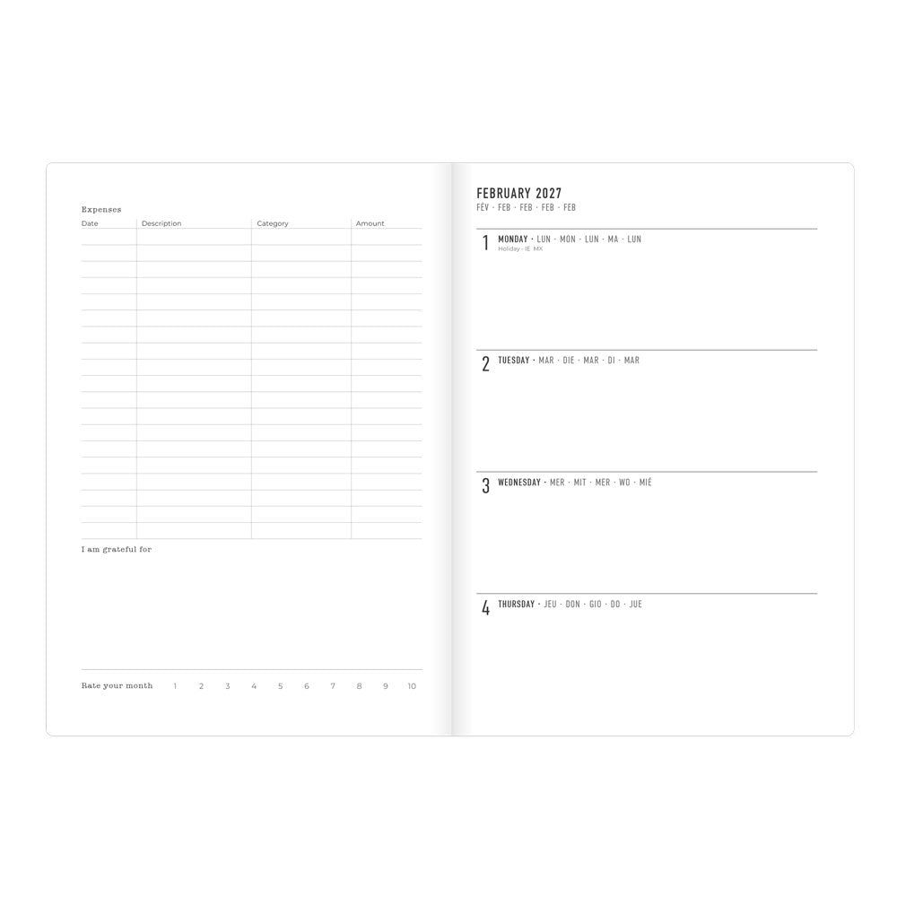 Letts A5 Weekly Planner, Denim, 2027 Blue 27-082644#color_denim-blue
