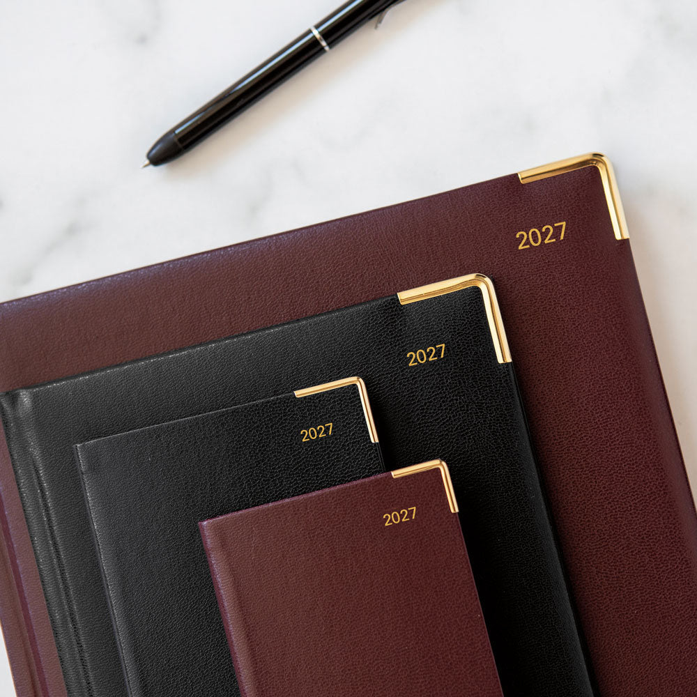 Letts Slim Monthly 13-Month Planner, Classic, 2027 Burgundy 27-C12SBY#color_burgundy