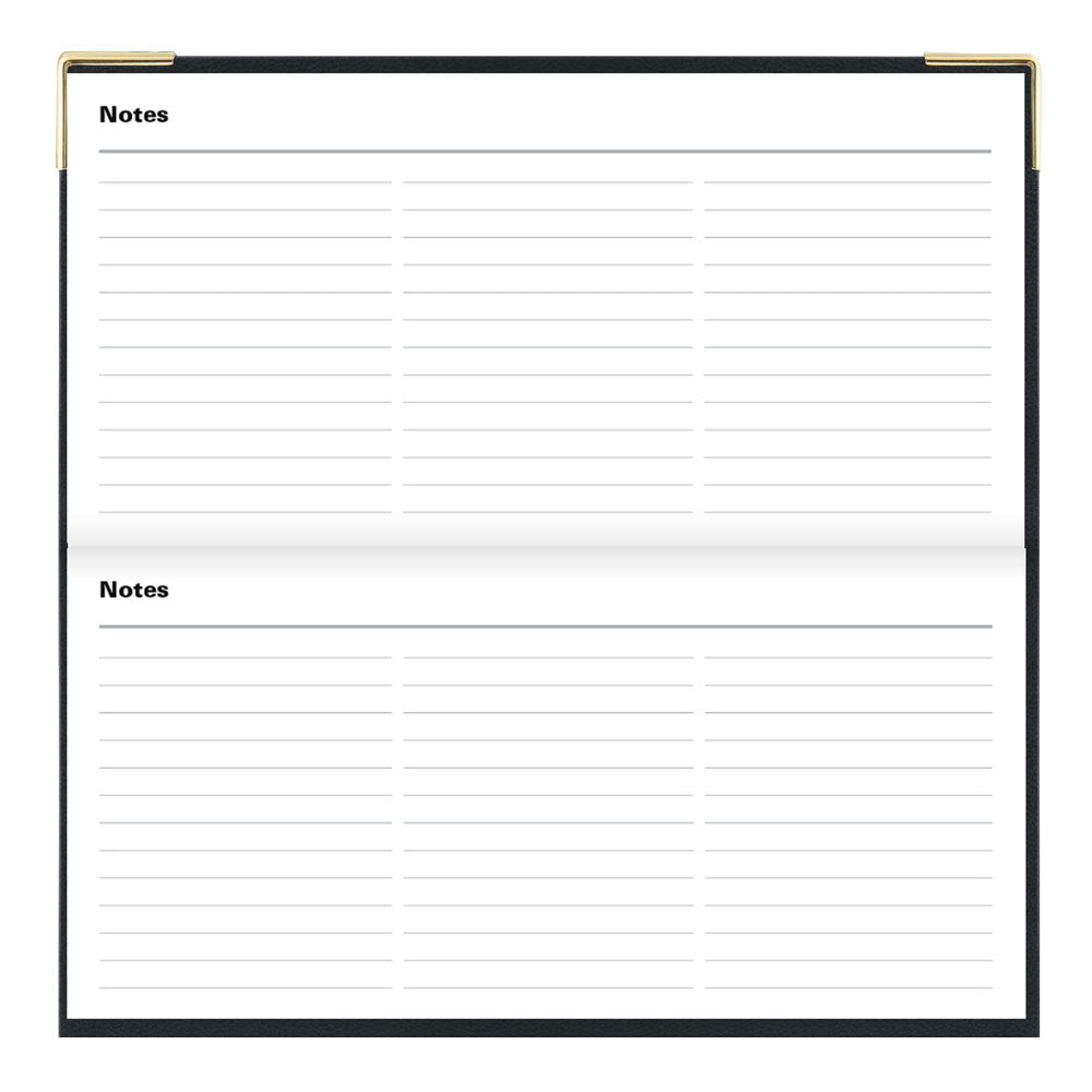 Letts Slim Weekly Appointment Book, Classic, 2027 Black 27-C32SBK#color_black