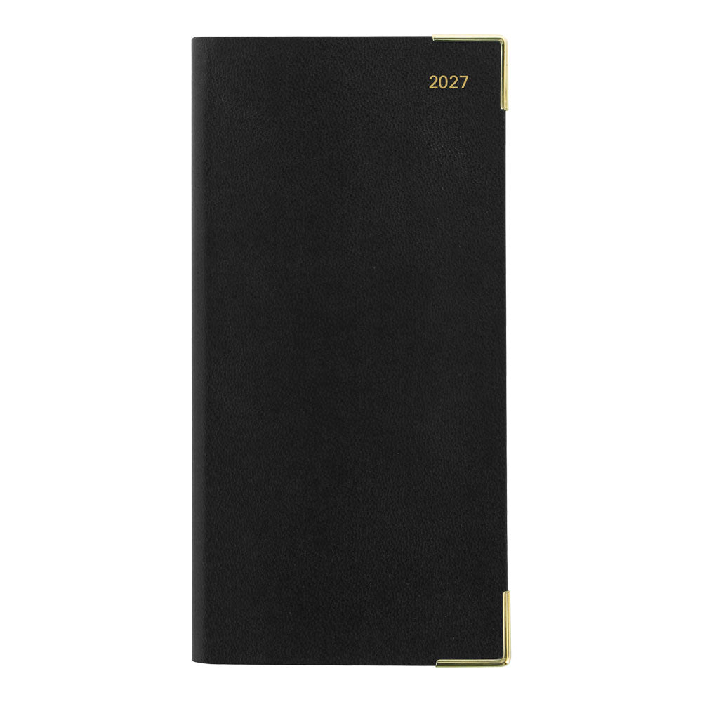 Letts Slim Weekly Planner, Classic, 2027 Black 27-C32SUBK#color_black