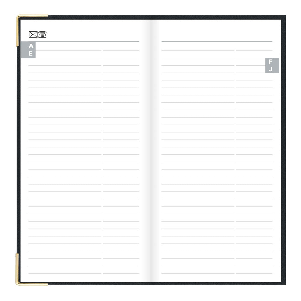 Letts Slim Weekly Planner, Classic, 2027 Black 27-C32SUBK#color_black