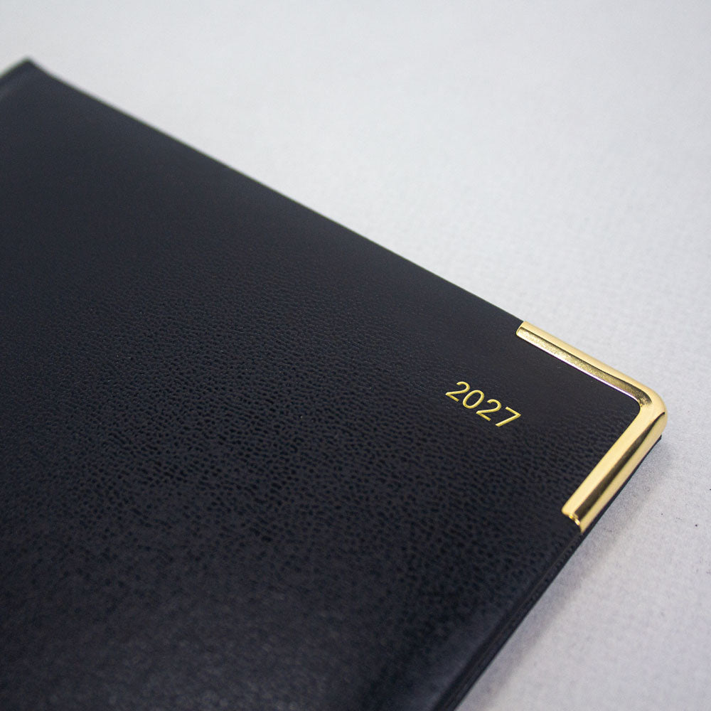 Letts A5 Weekly Appointment Book, Classic, 2027 Black 27-C32XBK#color_black