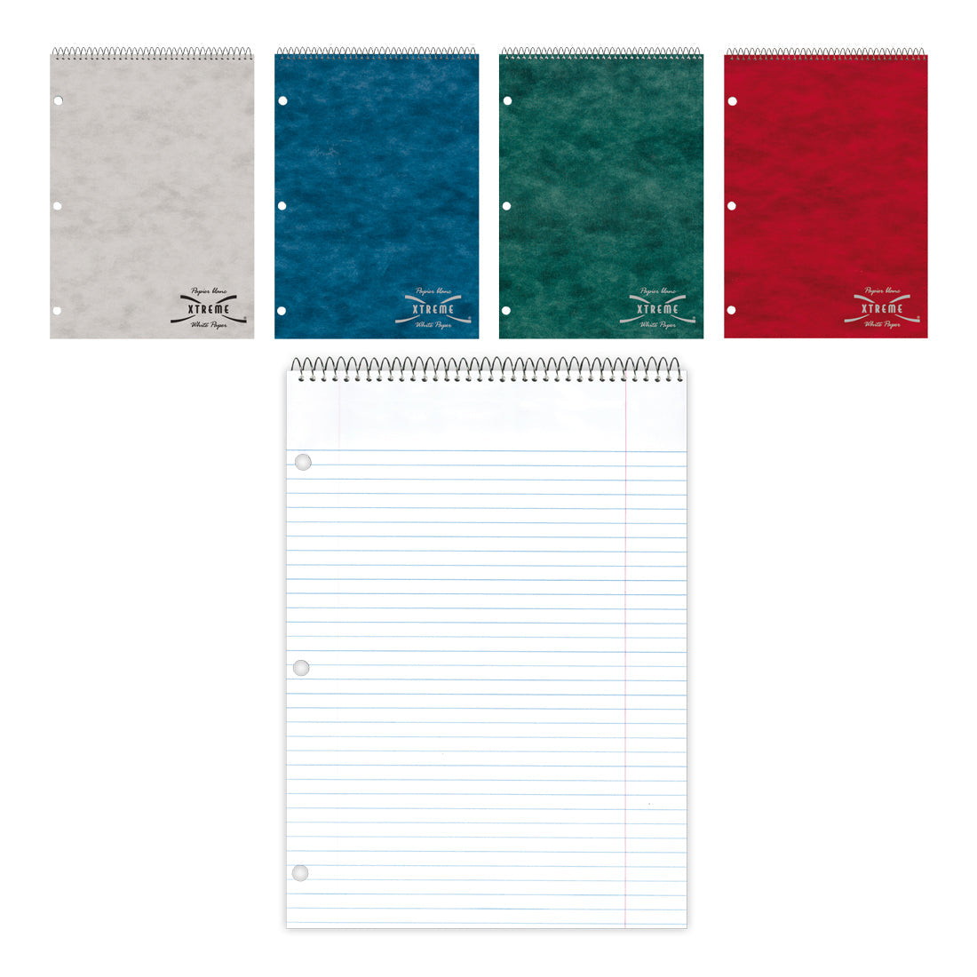 Xtreme White Porta-Desk Notebook