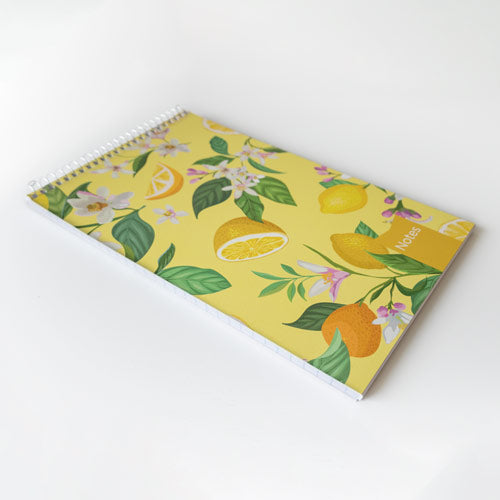 XTREME White Steno Pad, 6" x 9.5"#color_lemon-garden