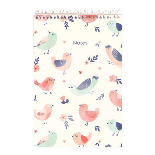 XTREME White Steno Pad, 6" x 9.5"#color_feather-friends