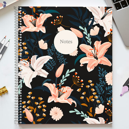 XTREME White Notebook, 1-subject#color_lily-afterglow
