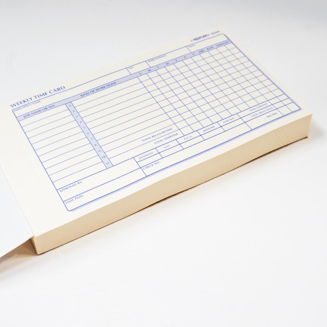 Time Card Pad 4K409