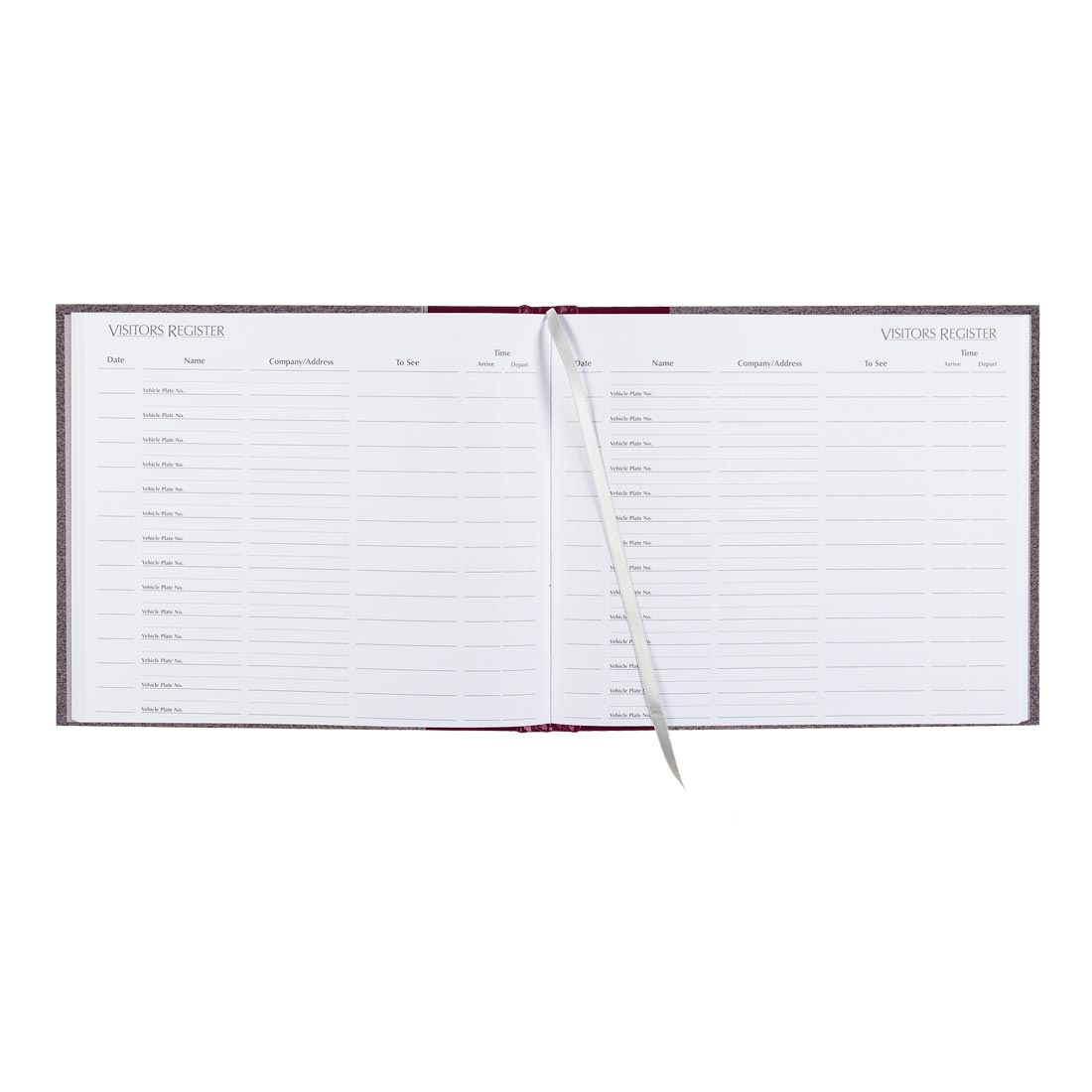 Visitors Register Book