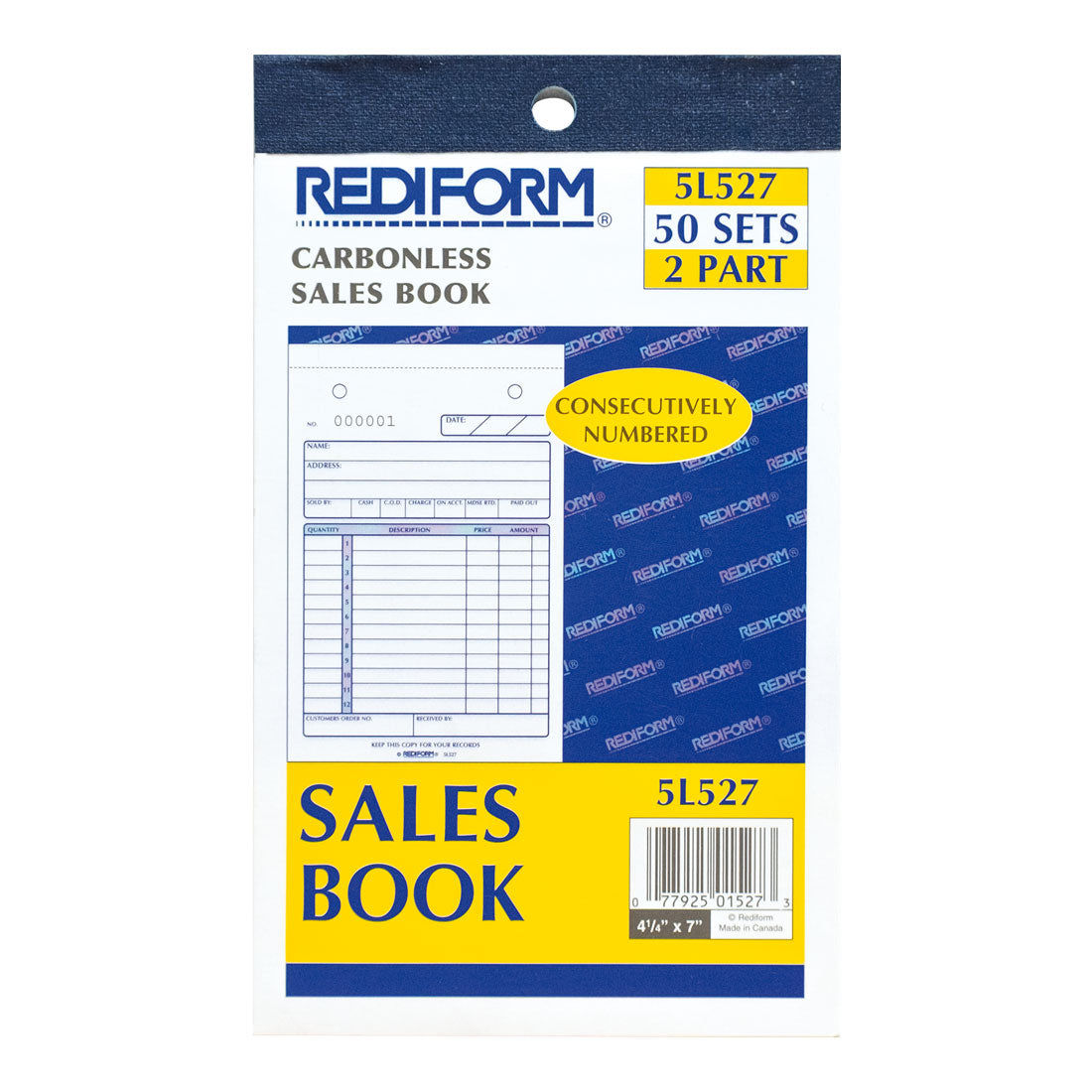 Sales Book 5L527
