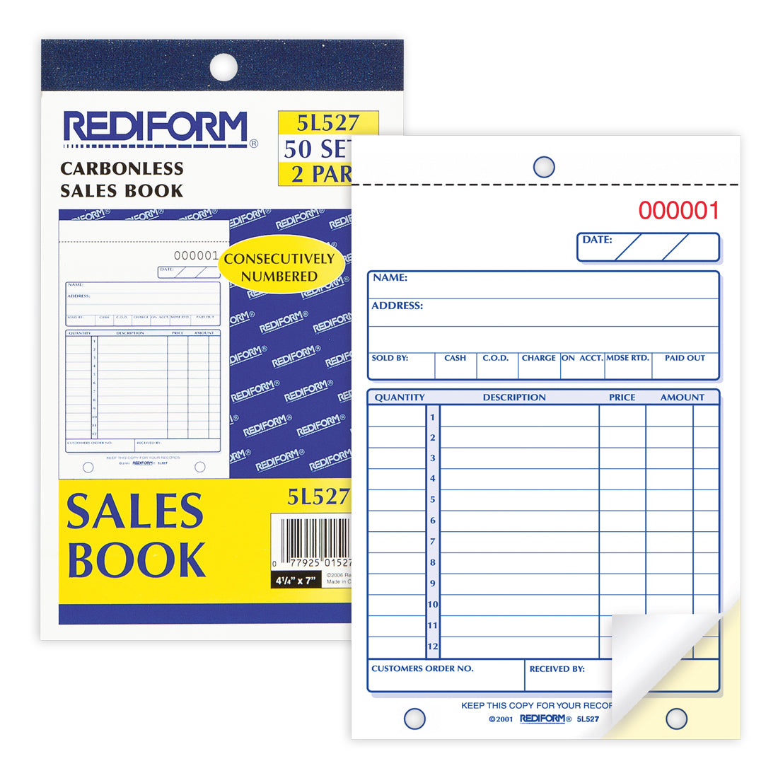 Sales Book 5L527
