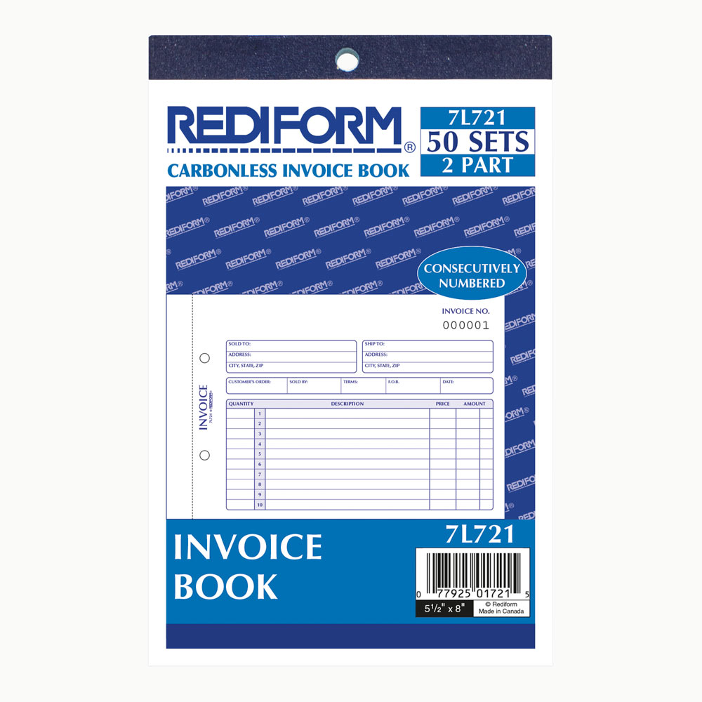 Invoice Book 7L721