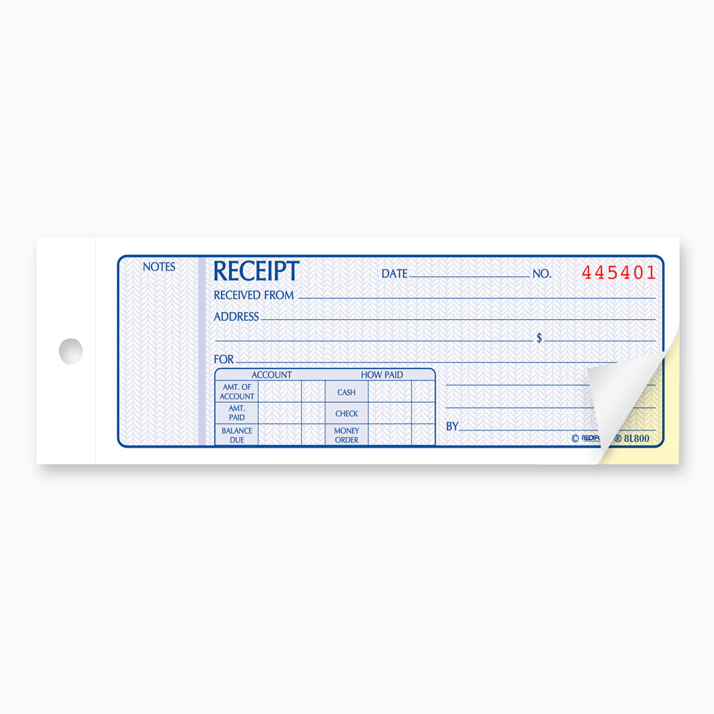 Money Receipt Book 8L800