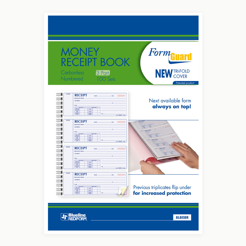 Formguard Money Receipt Book 8L808R