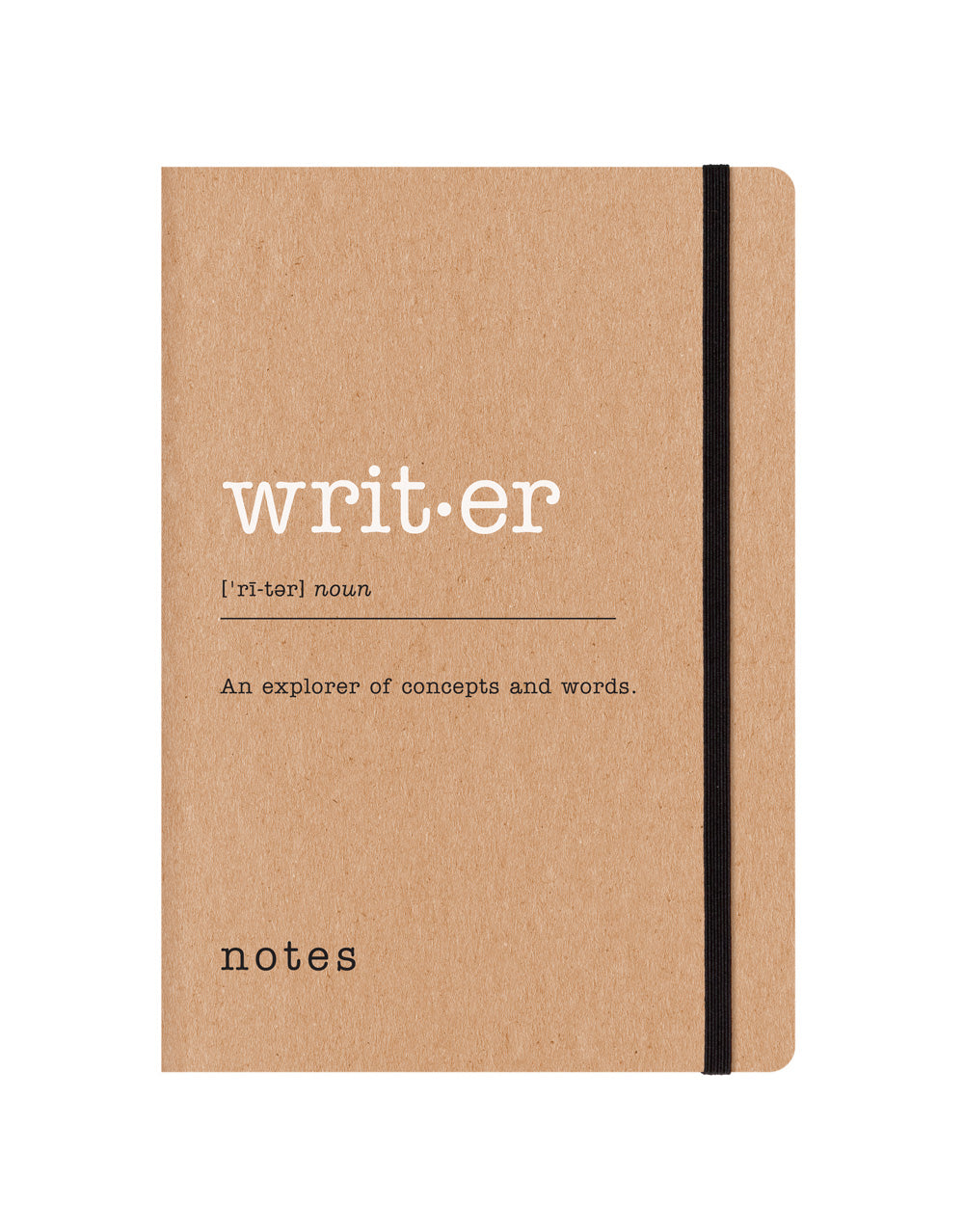 Eco Writers Words A5 Dotted Notebook#color_brown-kraft