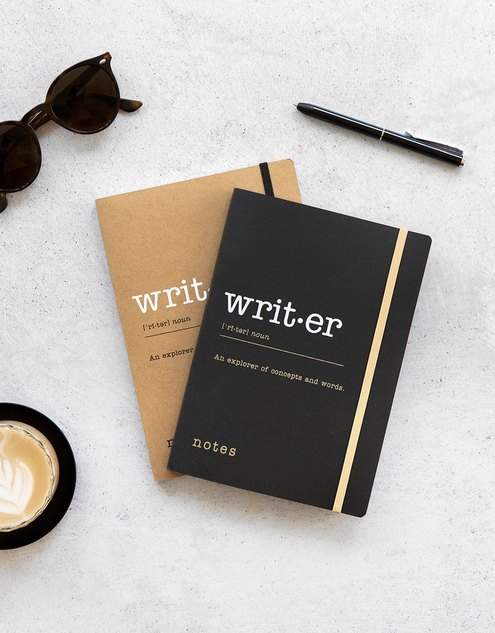 Eco Writers Words A5 Dotted Notebook#color_black