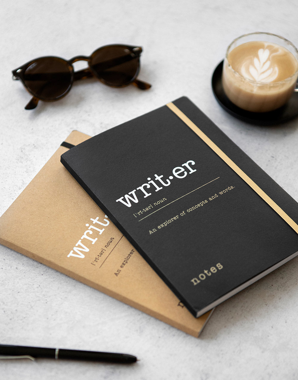 Eco Writers Words A5 Dotted Notebook#color_black