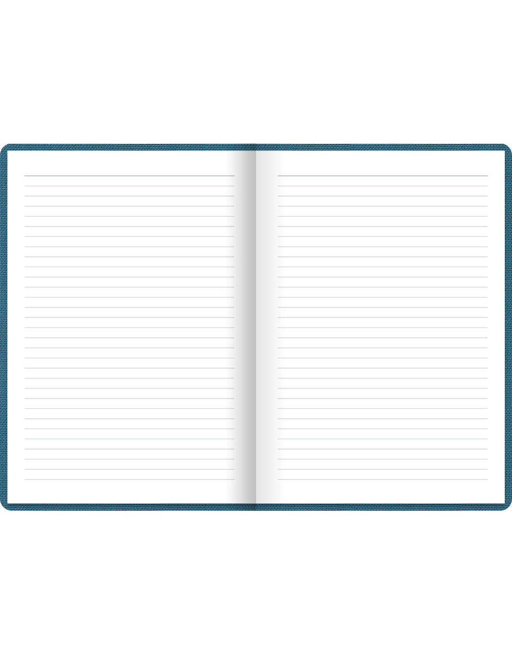 Raw A5 Ruled Notebook by Letts of London#color_teal