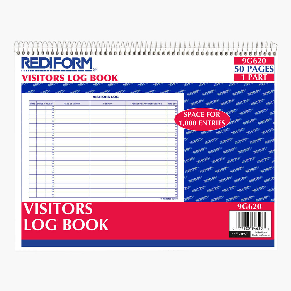 Visitors Log Book 9G620