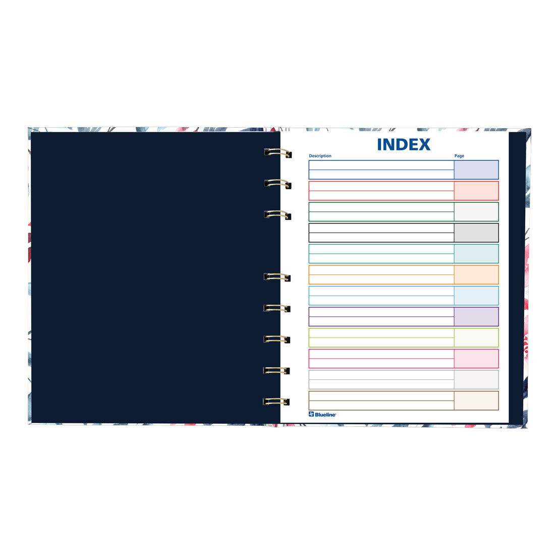 NotePro Notebook Tranguil Blooms A9C.01#color_tranquil-blooms