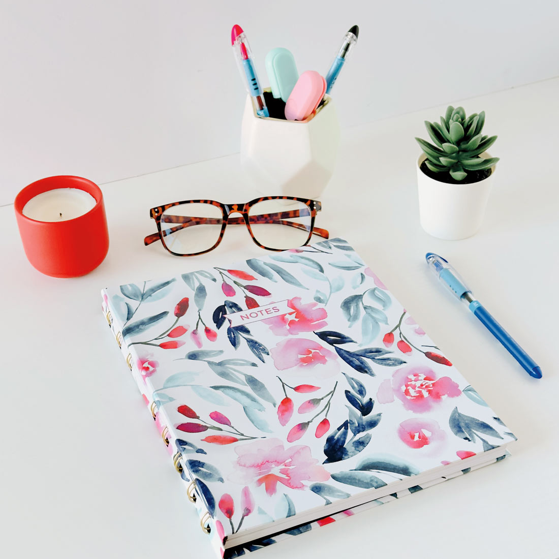 NotePro Notebook Tranguil Blooms A9C.01#color_tranquil-blooms