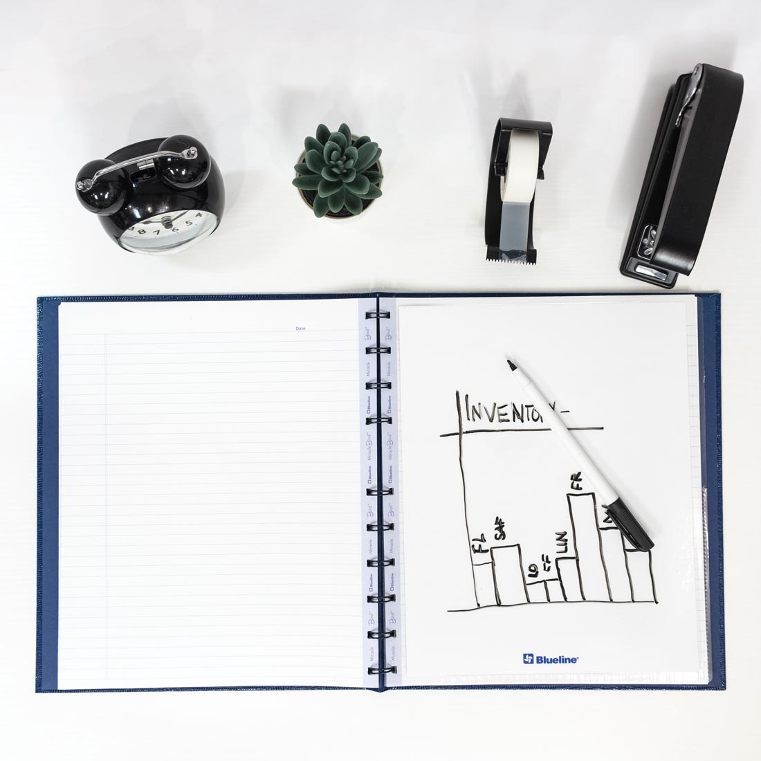 MiracleBind™ White Board, with an Erasable Pen  AFA11050WB