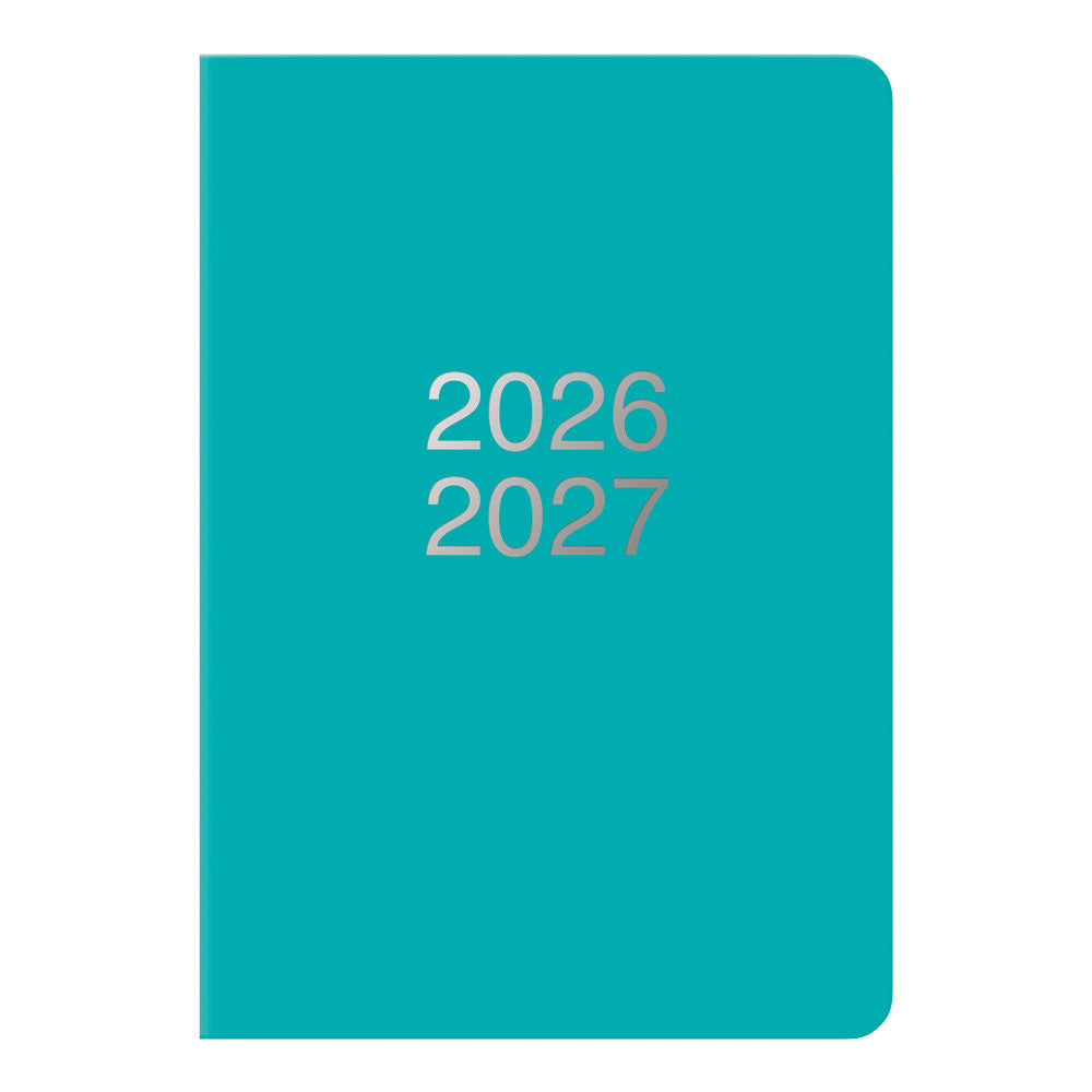 Dazzle Academic Weekly Planner, A5, 2026 - 2027 - Multilingual 27-030613 #color_turquoise