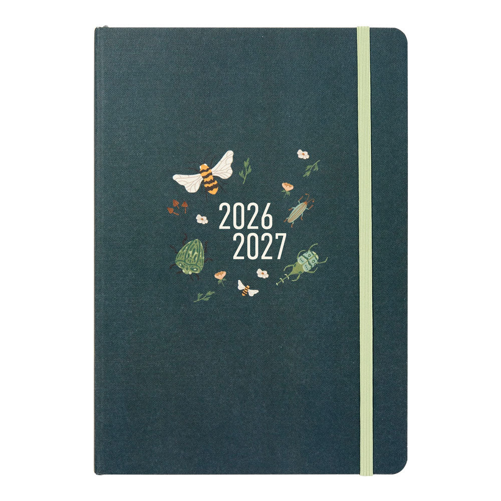 Bumblebee Academic Weekly Planner, A5, 2026 - 2027 - Multilingual 27-031907 #color_bumblebee-forest