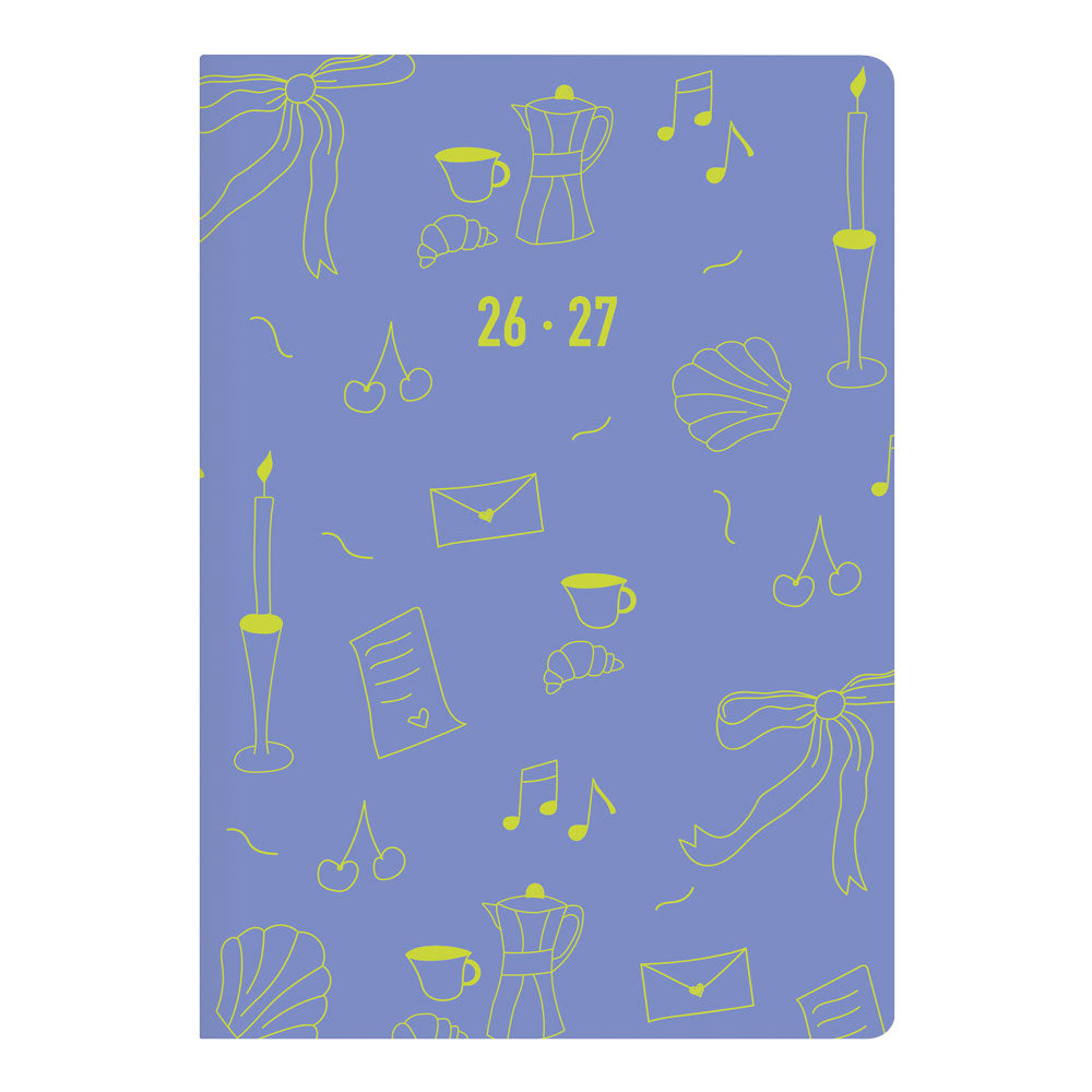 Little Joys Academic Weekly Planner, A5, 2026 - 2027 - Multilingual 27-031996 #color_little-joys-blue