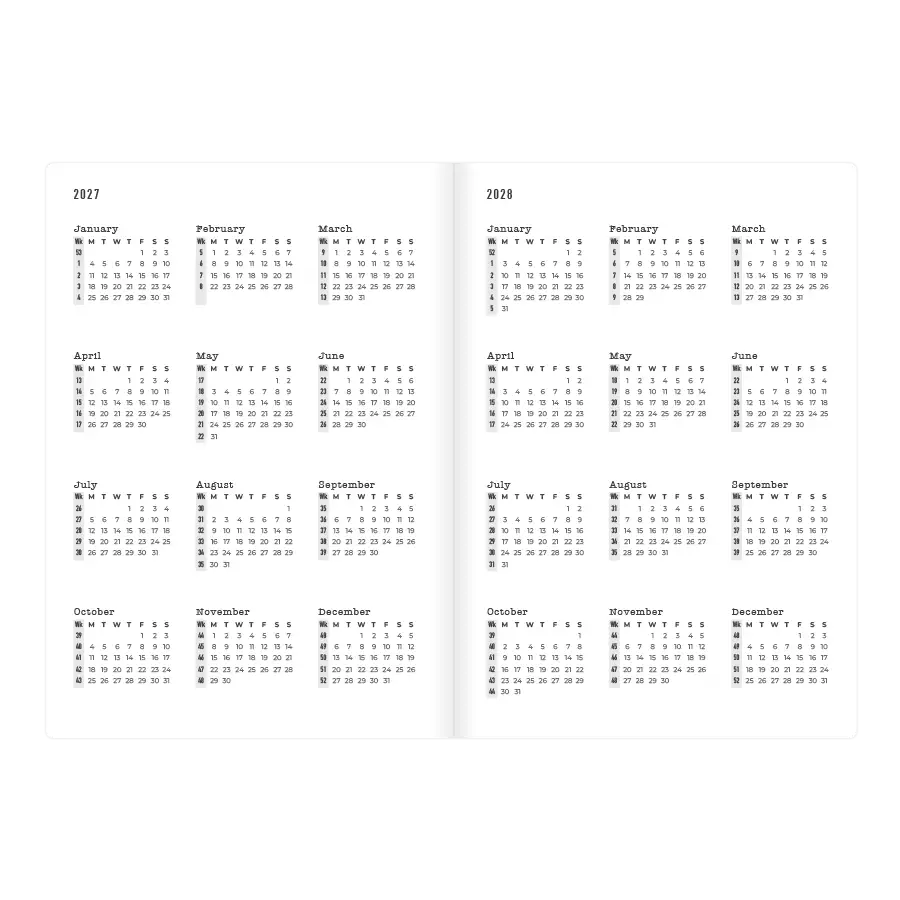 Letts A5 Weekly Planner, Essence, 2027 Rose 27-082632#color_essence-rose