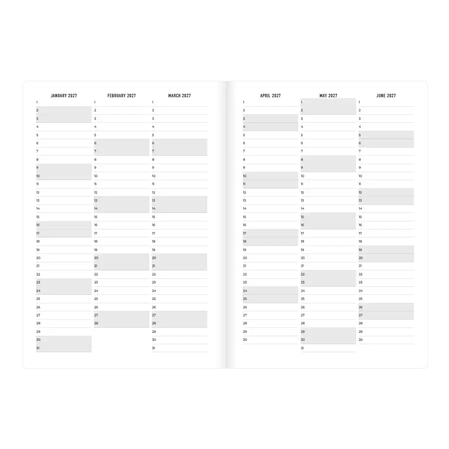 Letts A5 Weekly Planner, Essence, 2027 Rose 27-082632#color_essence-rose