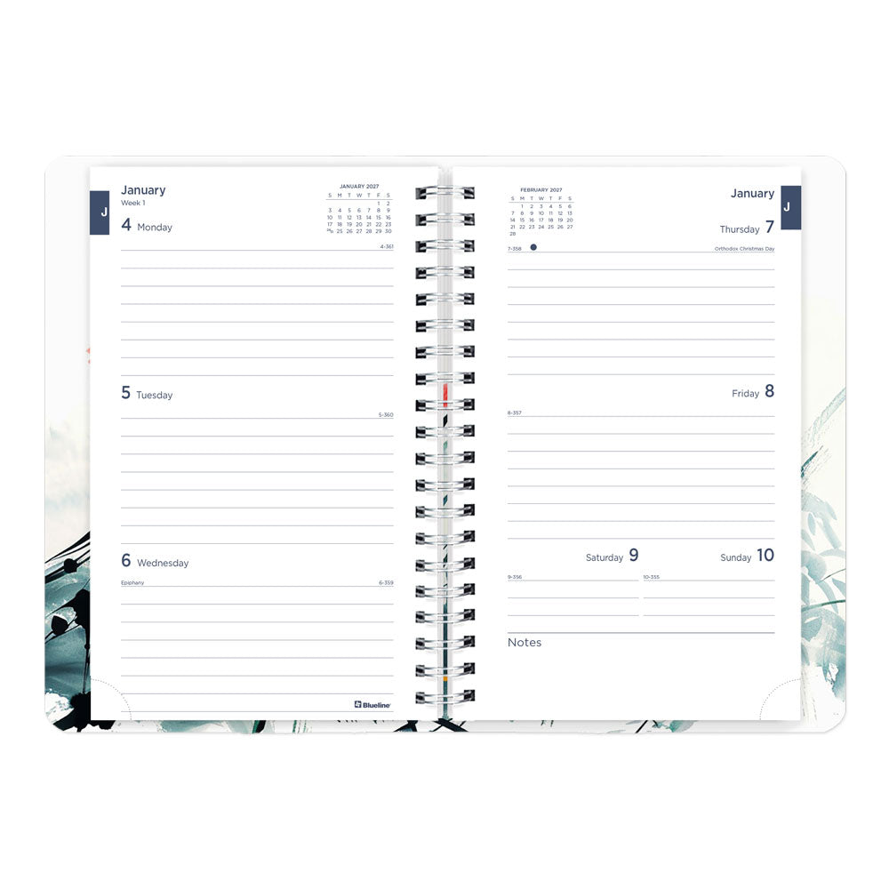 Blueline Dramatic Floral Weekly/Monthly Planner, 2027 C101G.01-27