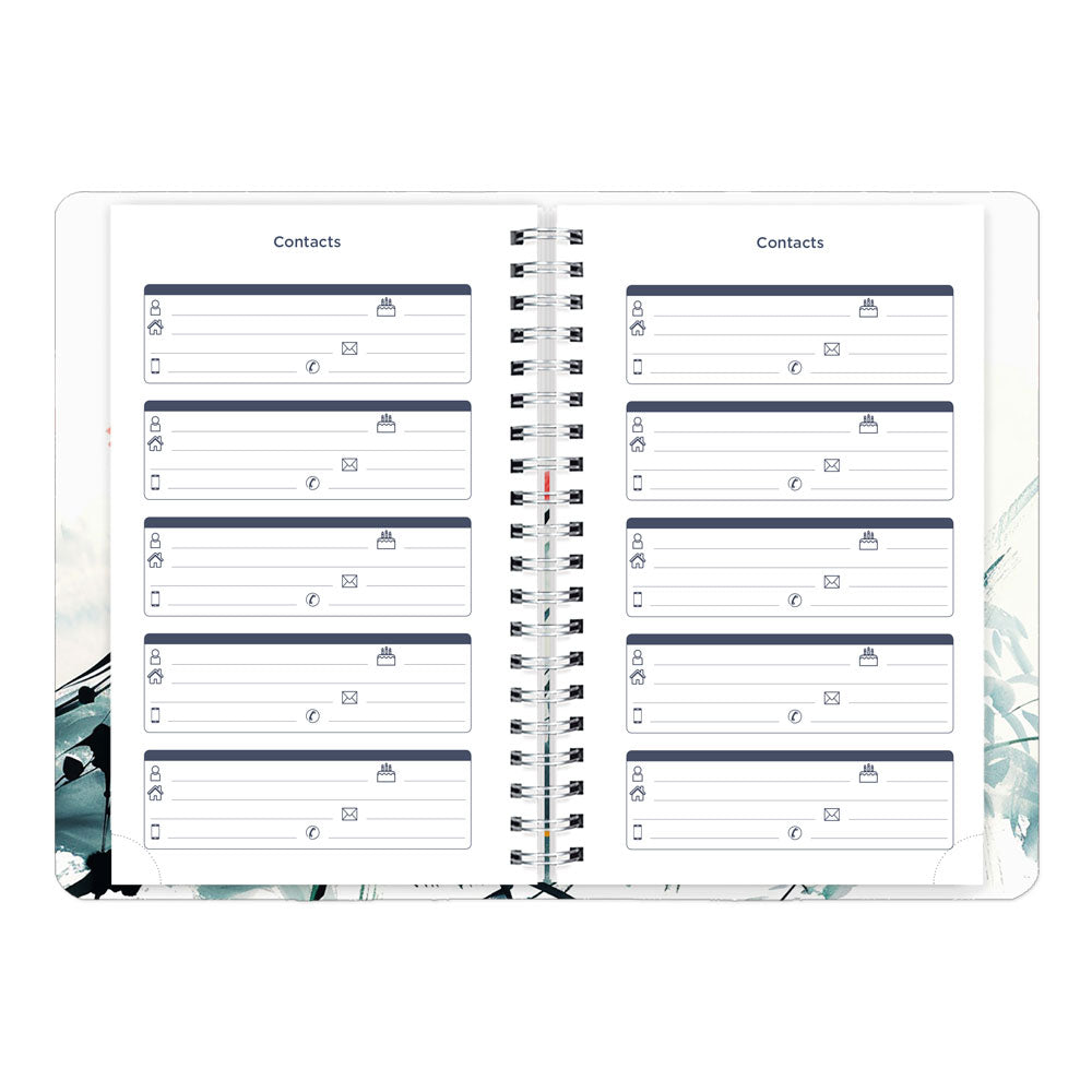 Blueline Dramatic Floral Weekly/Monthly Planner, 2027 C101G.01-27