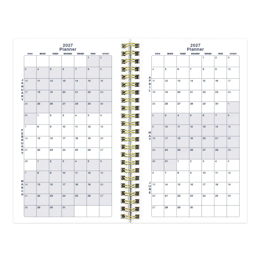 Blueline Minimalist Weekly/Monthly Planner, 2027, Assorted Designs C101PT.ASX-27