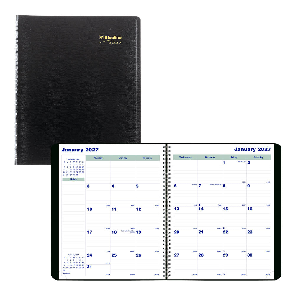Plan & Link™ Monthly Planner, 2027, 16 Months C1512.81T-27 Blueline