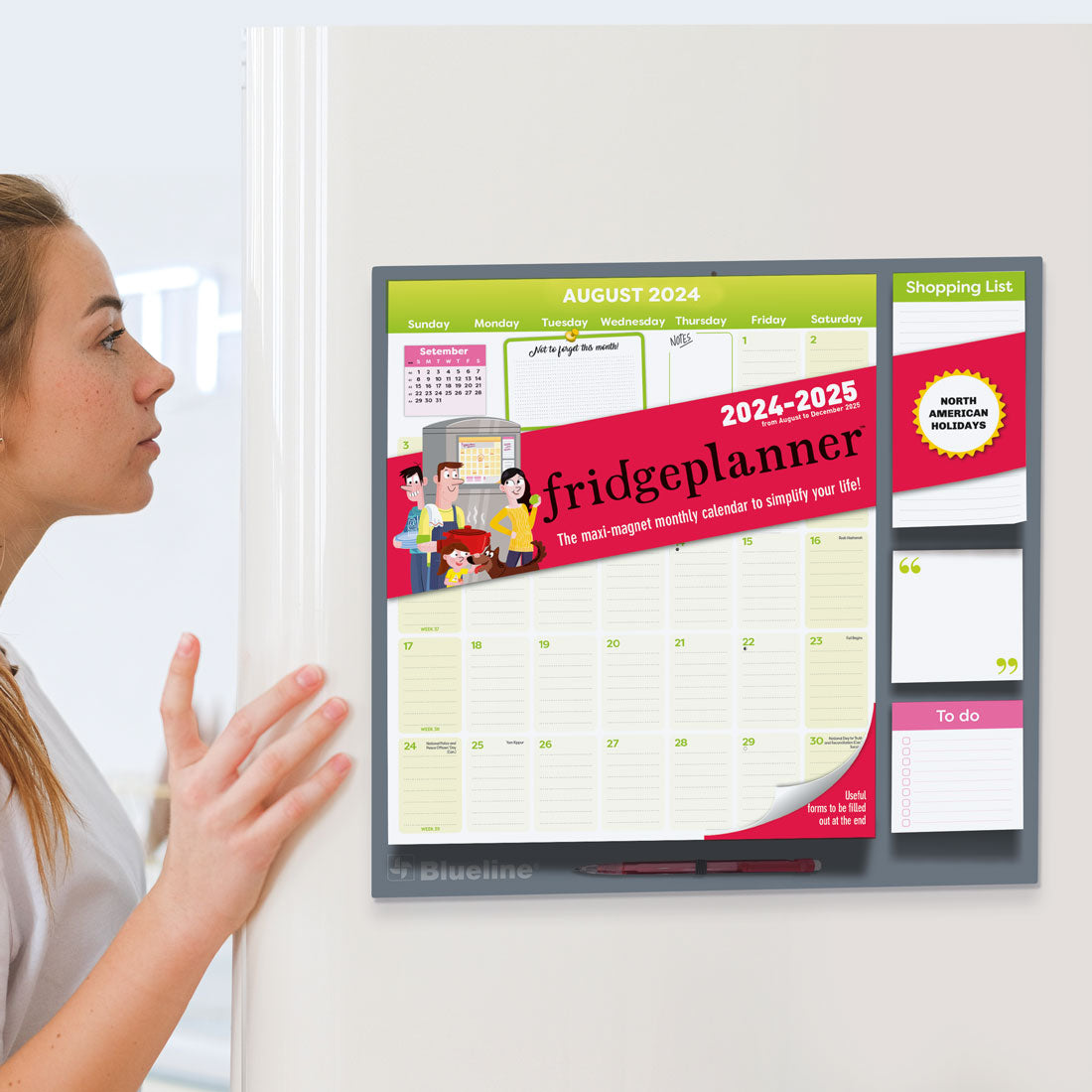 Fridgeplanner™ Monthly Magnet Calendar 2025 - English, C174110A