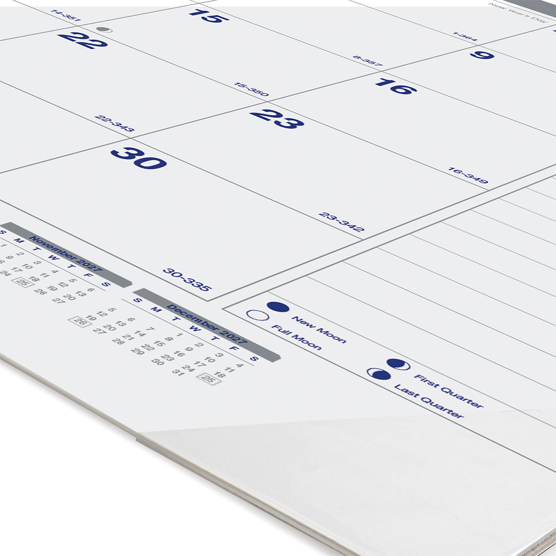 Monthly Desk Pad Calendar, Net Zero Carbon™, 2027 C177847-27 Blueline