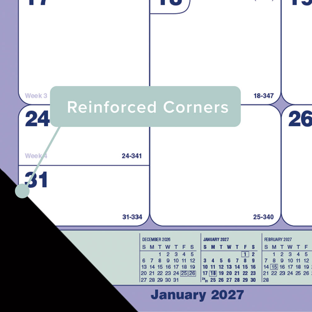 Monthly Desk Pad Calendar, 2027 C181731-27 Blueline