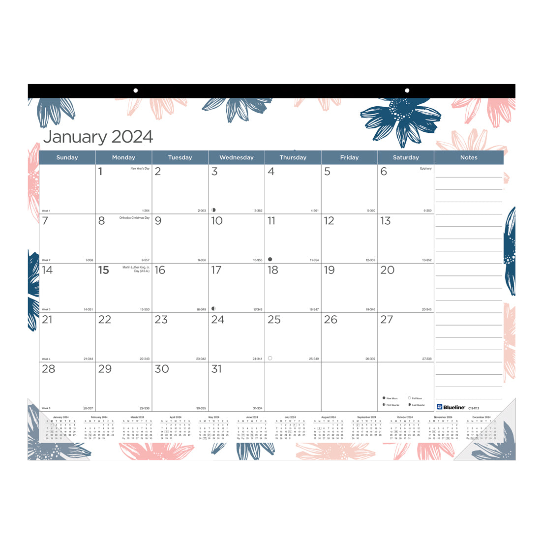 Passion Monthly Desk Pad 2024