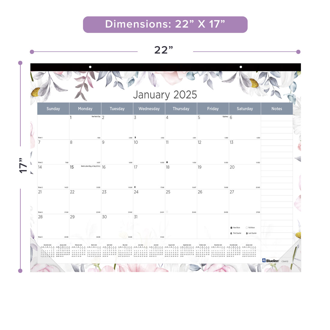 Passion Monthly Desk Pad 2025 (C194113-25)