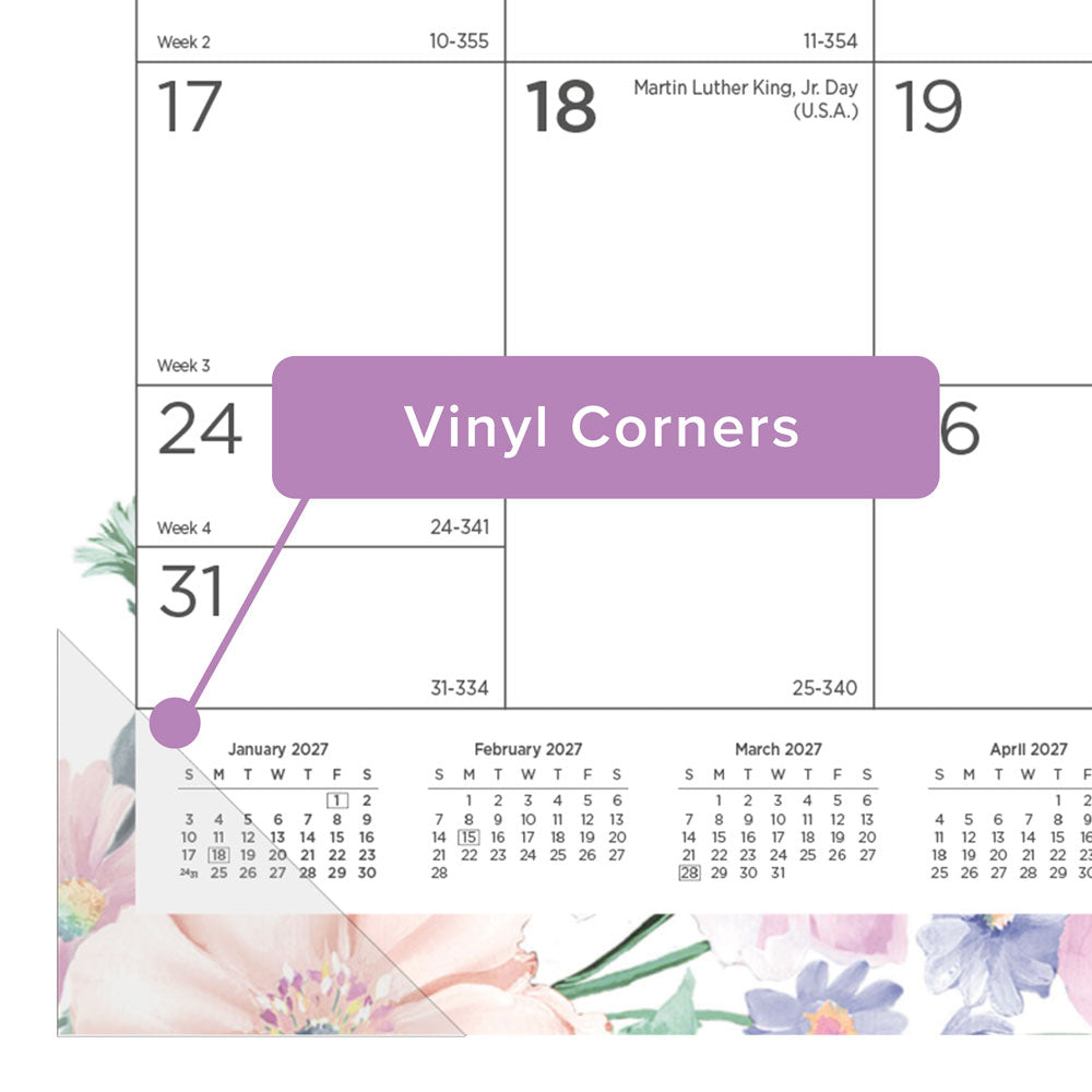 Monthly Desk Pad Calendar, Passion, 2027 (C194113-27)