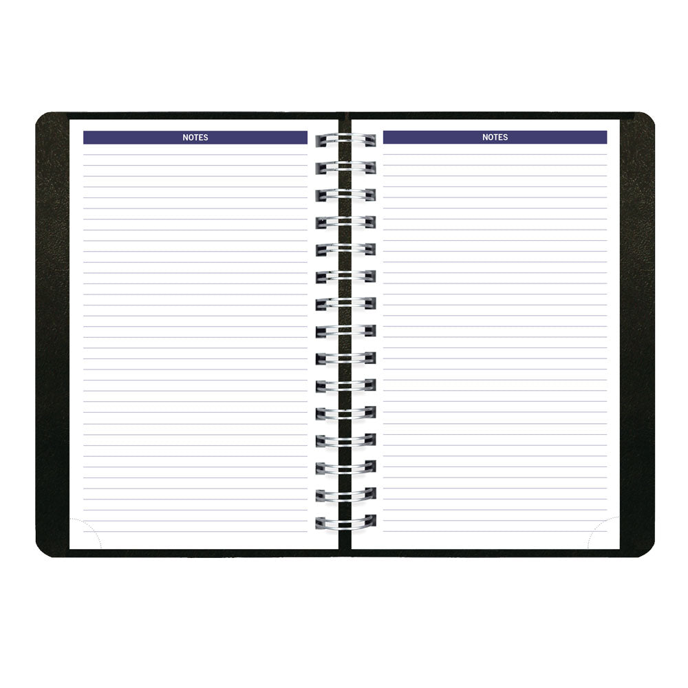 Blueline DuraGlobe™ Daily Appointment Book, 2027, Black C210.21T-27