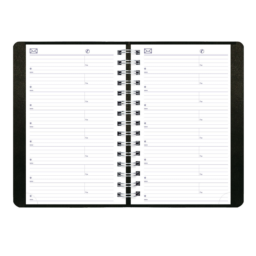 Blueline DuraGlobe™ Daily Appointment Book, 2027, Black C210.21T-27
