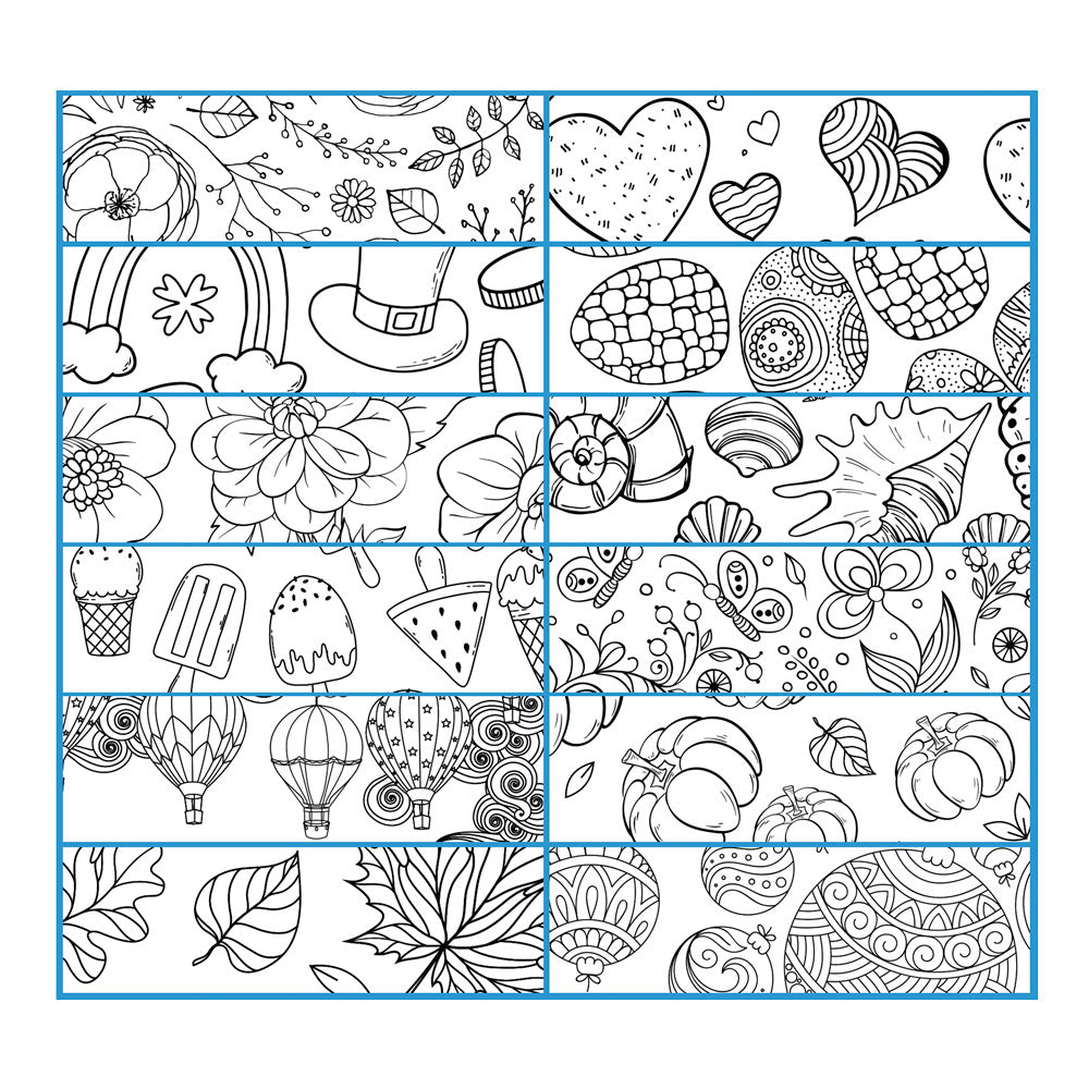 Monthly Desk Pad Calendar, DoodlePlan™, 2027 C2917311-27 Blueline