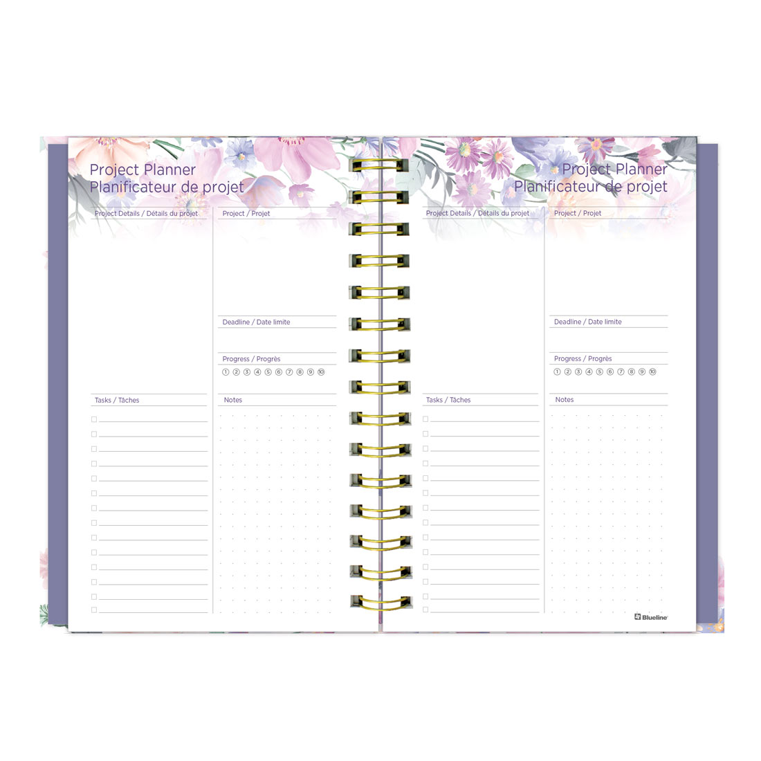 Blueline Passion Colorful Weekly/Monthly Planner 2026, Trilingual C34001C.01B-26