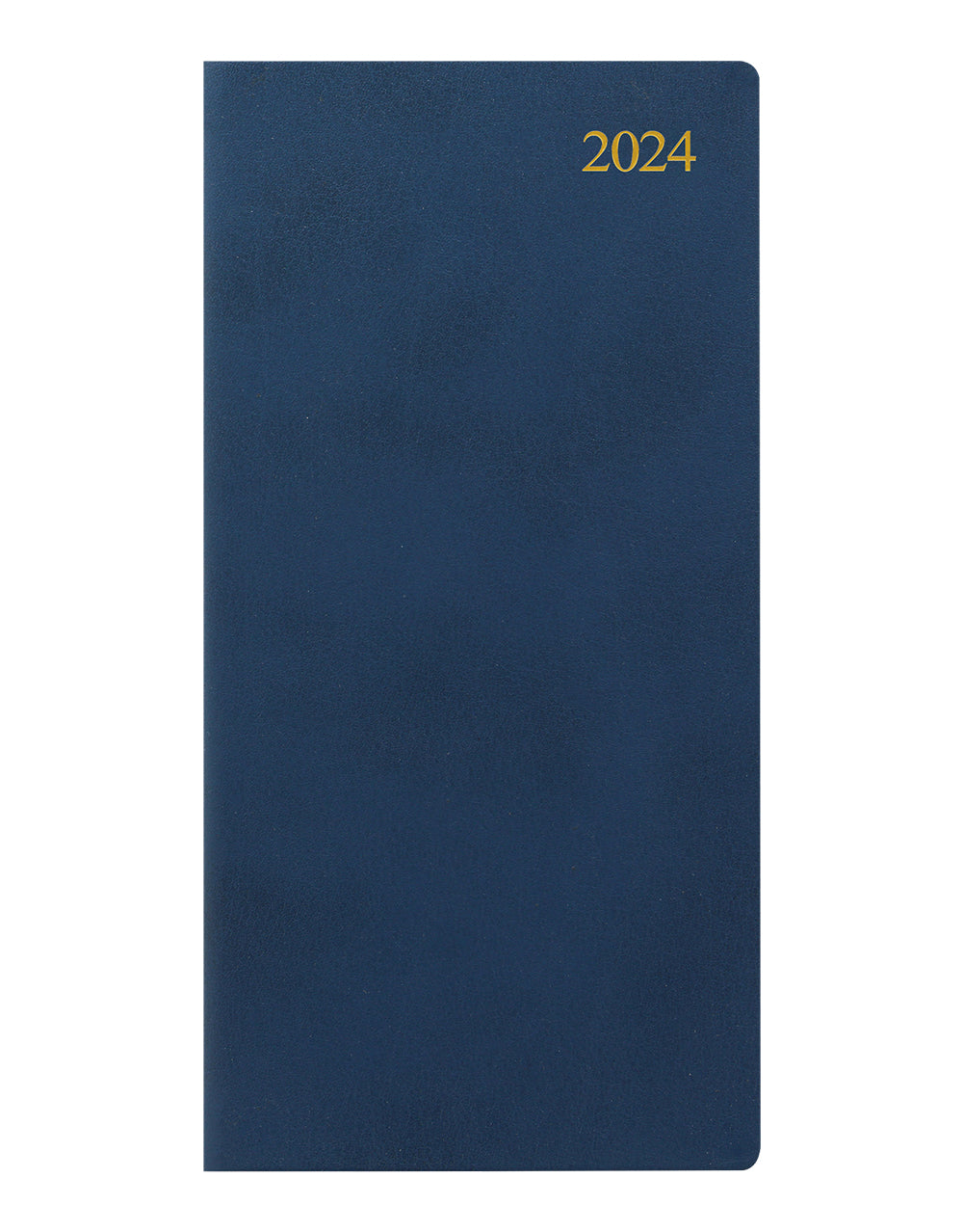 Signature Slim Week to View Leather Diary with Planners 2024 - English#color_signature-blue