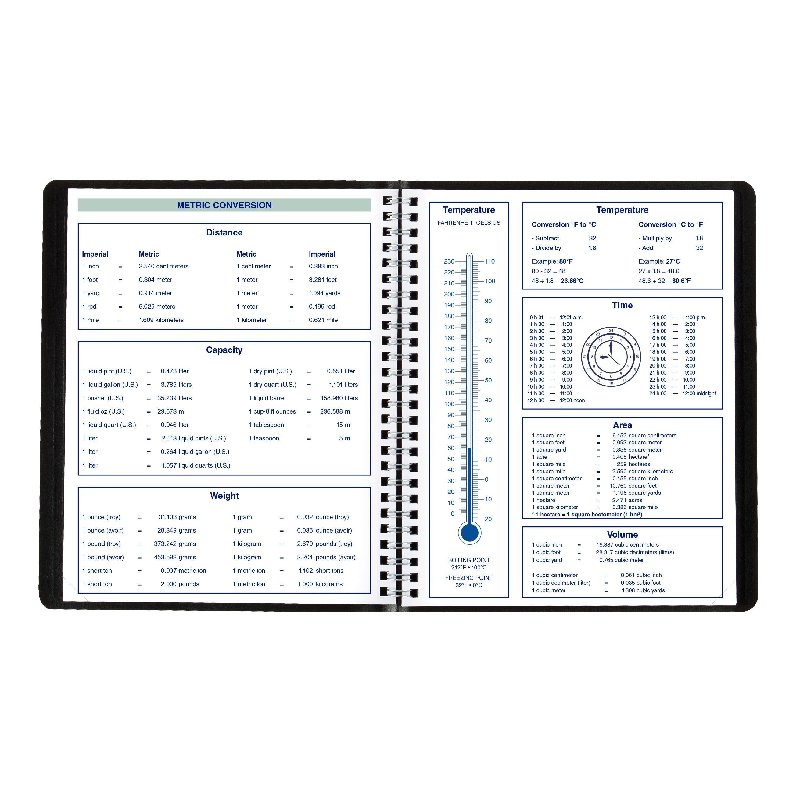 Plan & Link™ Weekly Appointment Book, 2027, Black C5275.81T-27 Blueline