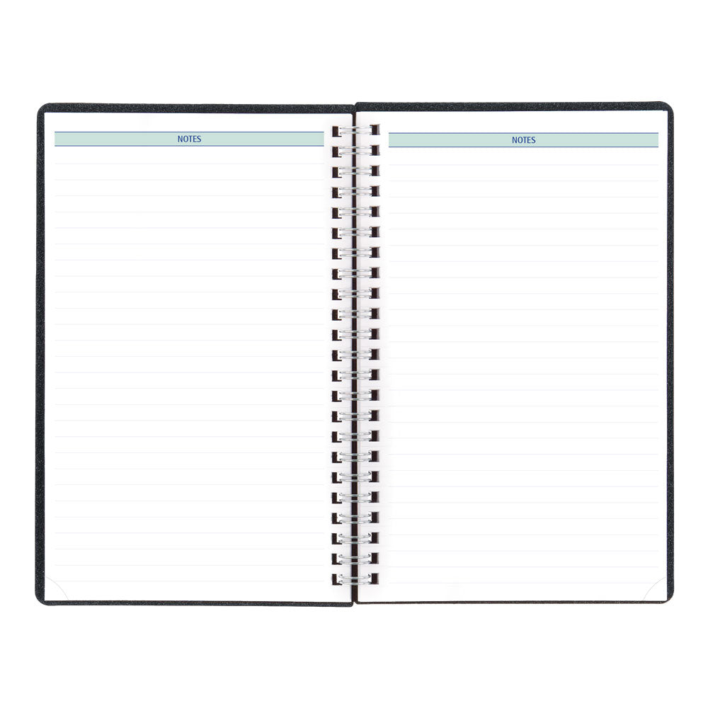 DuraFlex Weekly/Monthly Appointment Book, 2027, 13 Months Black C5910V.81T-27 Blueline#color_black