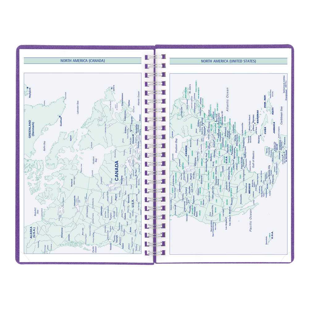 DuraFlex Weekly/Monthly Appointment Book, 2027, 13 Months Purple C5910V.86T-27 Blueline#color_purple